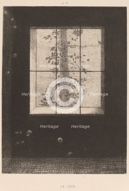 Le Jour (Day), 1891. Creator: Odilon Redon.