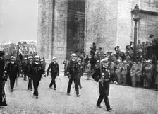 Le jour de gloire; l'amiral Ronarc'h et son etat-major 1919. Creator: Unknown