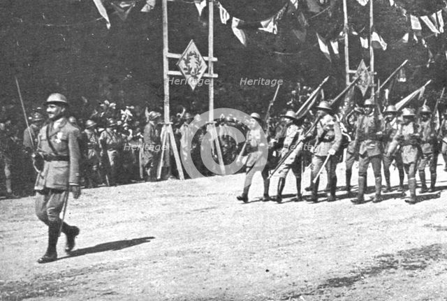 'Le jour de gloire; le detachement portugais', 1919. Creator: Unknown.