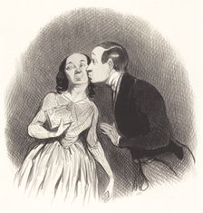 Le Jour de l'An, 1844. Creator: Honore Daumier