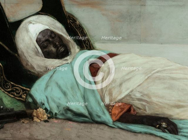 Le jour des funérailles - Scène du Maroc, 1889. Creator: Jean Joseph Benjamin Constant.