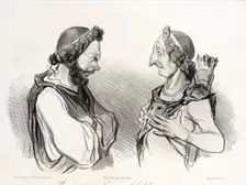 Le jour n'est pas plus pur.., 1841. Creator: Honore Daumier
