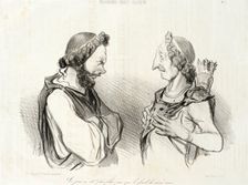 Le jour n'est pas plus pur que le fond de mon coeur. (Phedre), 1841. Creator: Honore Daumier