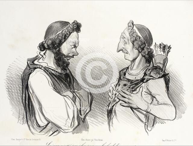 Le jour n'est pas plus pur.., 1841. Creator: Honore Daumier.