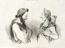 Le jour n'est pas plus pur que le fond de mon coeur. (Phedre), 1841. Creator: Honore Daumier