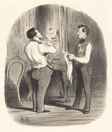 Le jour, où il s'agit de faire une conquête, 1847. Creator: Honore Daumier