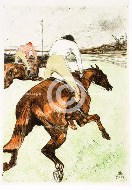 Le Jockey, 1899. Artist: Toulouse-Lautrec, Henri, de (1864-1901)