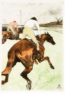 Le Jockey, 1899. Artist: Toulouse-Lautrec, Henri, de (1864-1901)