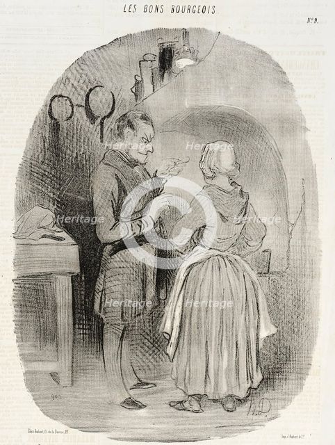 Le jaune d'oeuf n'a pas été assez battu..., 1846. Creator: Honore Daumier.