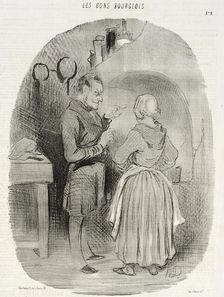 Le jaune d'oeuf n'a pas été assez battu..., 1846. Creator: Honore Daumier
