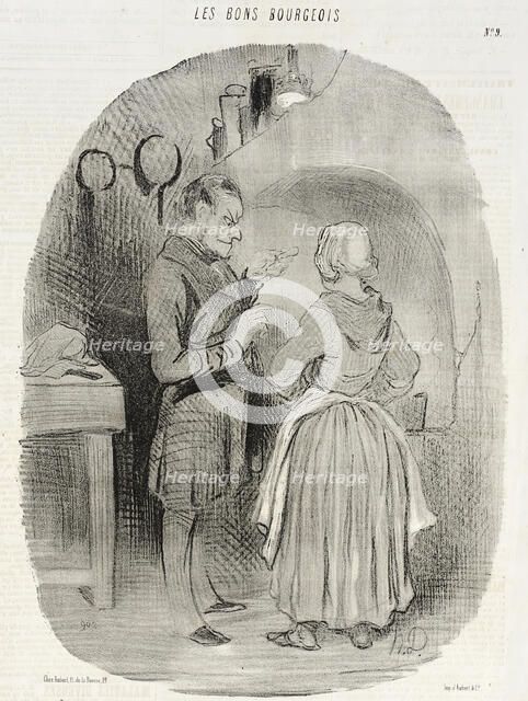 Le jaune d'oeuf n'a pas été assez battu..., 1846. Creator: Honore Daumier.