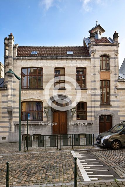 Le Jardin d'Enfants, Brussels, Belgium, (1897), c2014-2017. Artist: Alan John Ainsworth.