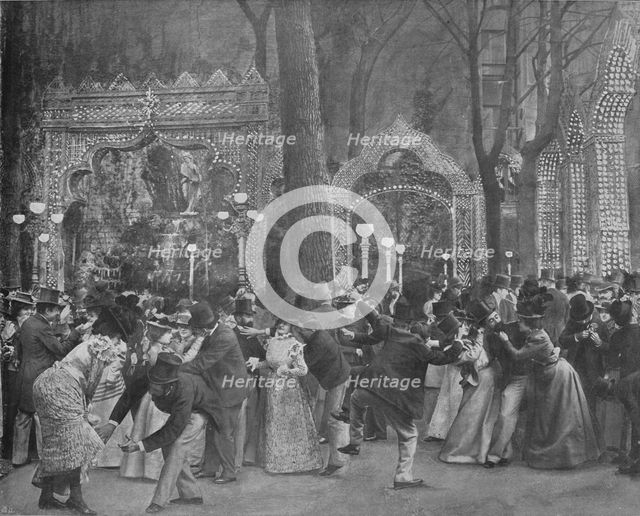 'Le Jardin Du Bal Bullier', 1900. Artist: Unknown.