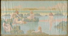 Le jardin de la mer, c.1910. Creator: Jean Francis Auburtin