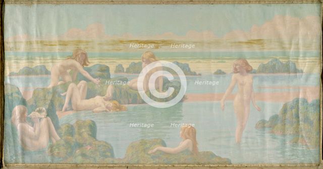 Le jardin de la mer, c.1910. Creator: Jean Francis Auburtin.