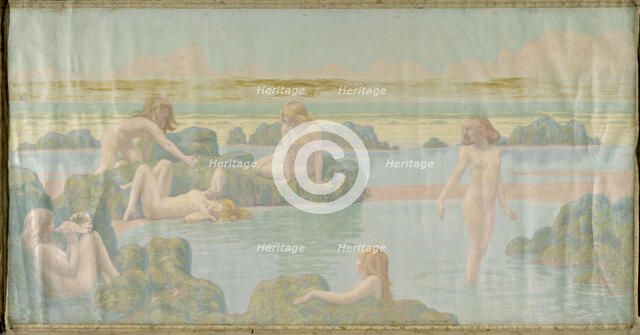 Le jardin de la mer, c.1910. Creator: Jean Francis Auburtin.