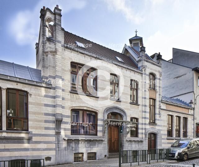 Le Jardin d'Enfants, Brussels, Belgium, (1897), c2014-2017. Artist: Alan John Ainsworth.