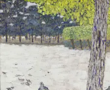 Le Jardin des Tuileries, ca 1894. Creator: Vuillard, Édouard (1868-1940)