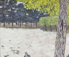 Le Jardin des Tuileries, ca 1894. Creator: Vuillard, Édouard (1868-1940)