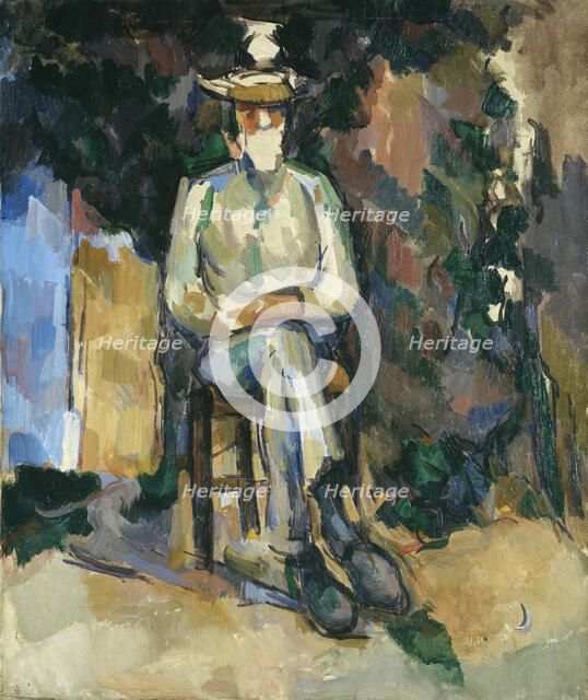 Le Jardinier Vallier, ca 1904-1906. Creator: Cézanne, Paul (1839-1906).
