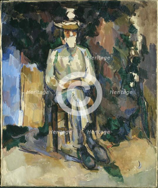Le Jardinier Vallier, ca 1904-1906. Creator: Cézanne, Paul (1839-1906).