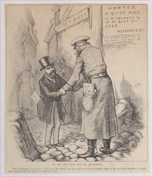 Le Jeu Ne Vaut Pas La Chandelle (The Game is Not Worth a Candle), 1881-83., 1881-83. Creator: Thomas Nast
