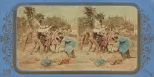 Le Jeu de la Casserole., 1855-1860. Creator: Fraget & Viret