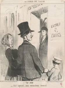 Le jeudi, 19th century. Creator: Honore Daumier
