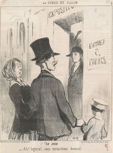 Le jeudi, 19th century. Creator: Honore Daumier