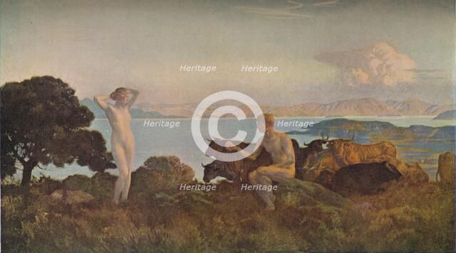 'Le Jugement de Paris', c1909. Artist: Emile-Rene Menard.