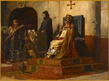 Le jugement du pape Formose, c.1870. Creator: Jean-Paul Laurens