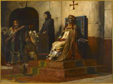 Le jugement du pape Formose, c.1870. Creator: Jean-Paul Laurens