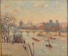 Le Louvre, 1902. Creator: Pissarro, Camille (1830-1903)