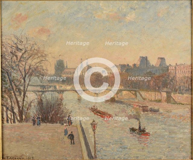 Le Louvre, 1902. Creator: Pissarro, Camille (1830-1903).