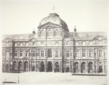 Le Louvre: Pavillon de l'horloge, 1855/60, printed 1978. Creator: Edouard Baldus