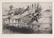 Le lavoir abandonné (environs de Troyes). The abandoned wash-house (near Troyes), 1903. Creator: Gustave Leheutre