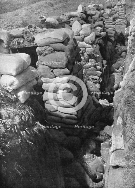 'Le labyrinthe; repaire profond comme un tombeau de beaucoup de ses defenseurs,' 1915. Creator: Unknown.
