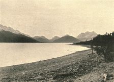 'Le lac Wakatipou; Les Terres Du Pacifique 1914. Creator: Unknown