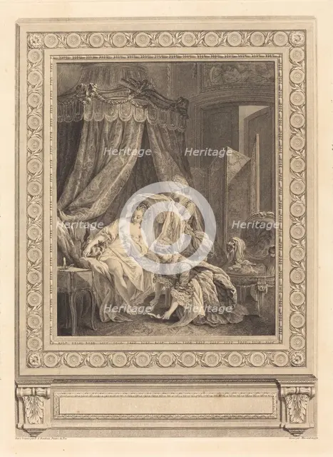Le lever, 1771. Creator: Jean Massard.