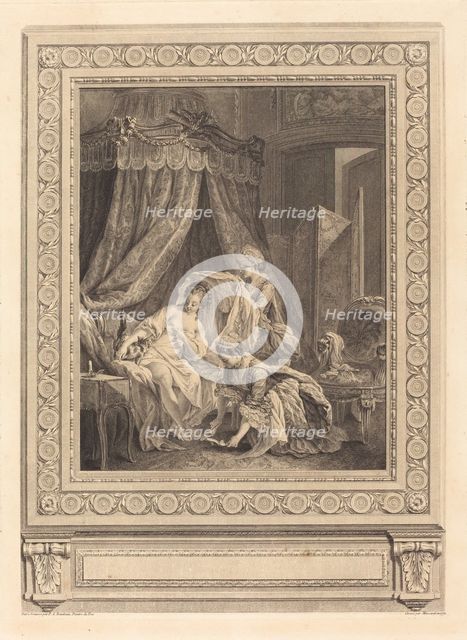 Le lever, 1771. Creator: Jean Massard.