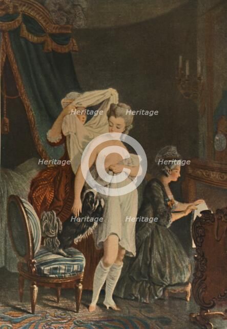 'Le Lever', (Getting up), c1770-1810, (1913). Artist: Nicolas-Francois Regnault.