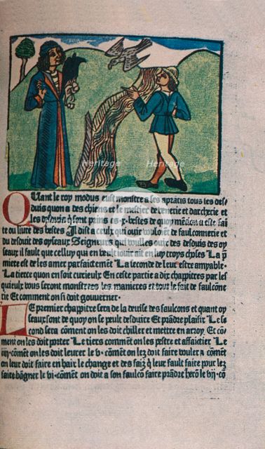 'Le Livre du Roy Modus', 1486 (1947). Artist: Unknown.