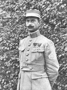 Le lieutenant-colonel de Partouneaux, du 11e d'infanterie 1916. Creator: Unknown