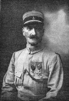 Le lieutenant-colonel Regnier; commandant le regiment d'infanterie coloniale du Maroc 1916. Creator: Manuel