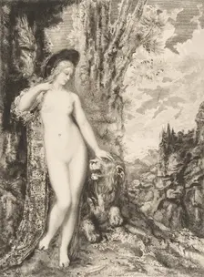 Le Lion amoureux, 1886. Creator: Felix Bracquemond