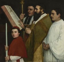 Le lutrin, 1865. Creator: Alphonse Legros