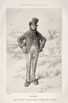 Le Lundi. Creator: Paul Gavarni (French, 1804-1866)
