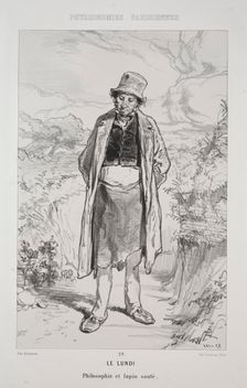 Le Lundi. Creator: Paul Gavarni (French, 1804-1866)