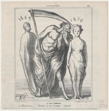 Le Mot d'Ordre, 1869. Creator: Honore Daumier