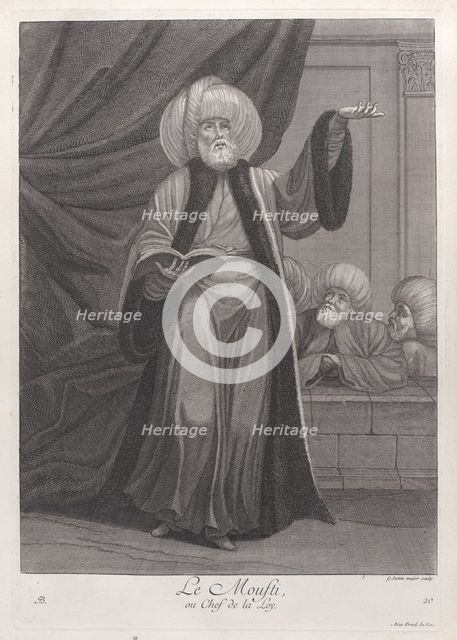 Le Moufti, ou Chef de la Loy, 1714-15. Creator: Unknown.